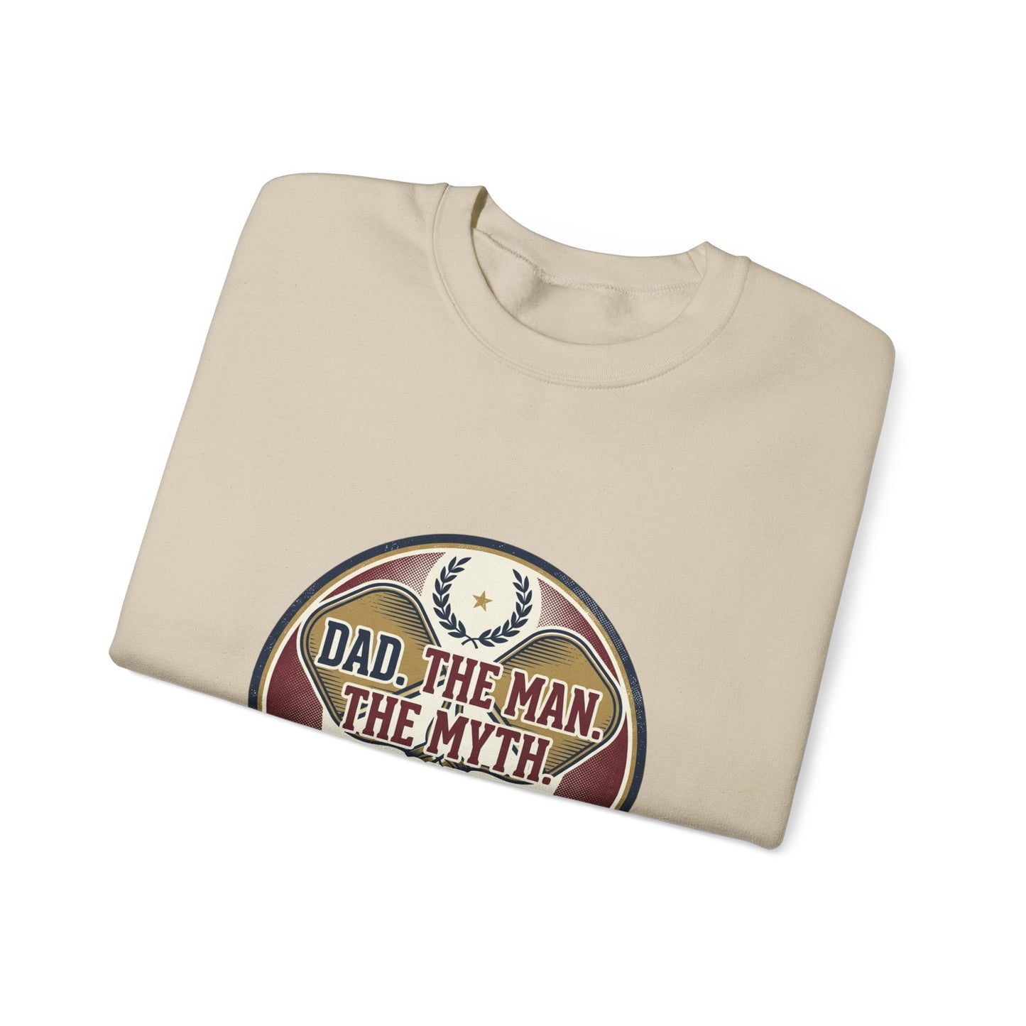 Pickleball Legend Dad Crewneck Sweatshirt – Perfect Gift for Pickleball Players