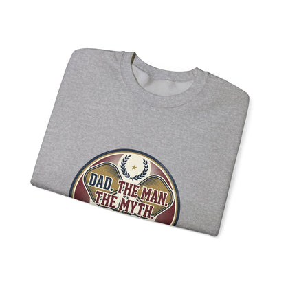 Pickleball Legend Dad Crewneck Sweatshirt – Perfect Gift for Pickleball Players