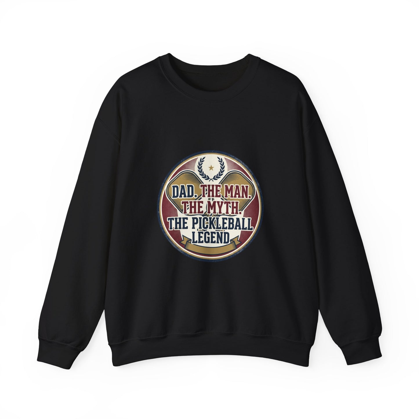 Pickleball Legend Dad Crewneck Sweatshirt – Perfect Gift for Pickleball Players