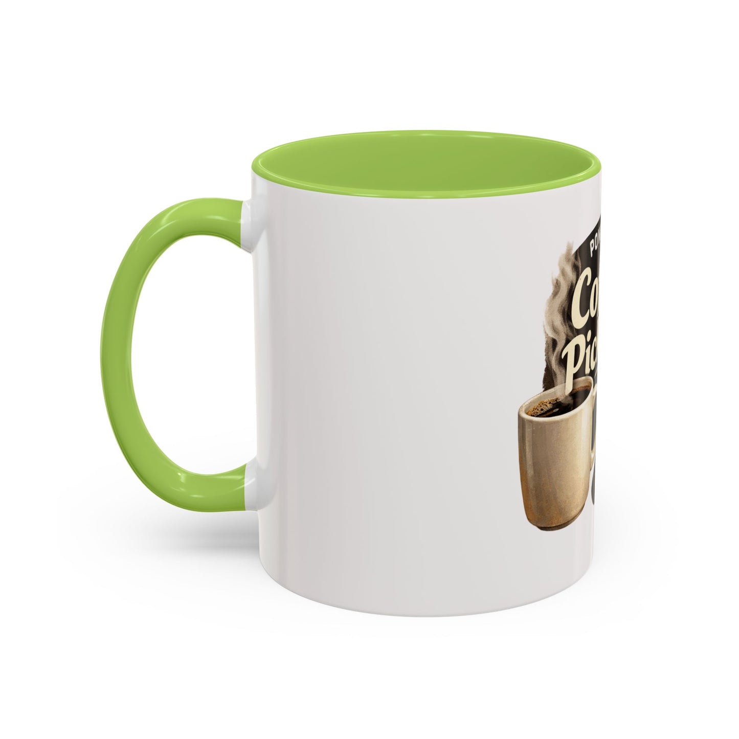 Powered by Coffee & Pickleball Mug | Funny Pickleball Coffee Cup