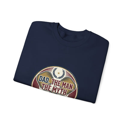 Pickleball Legend Dad Crewneck Sweatshirt – Perfect Gift for Pickleball Players