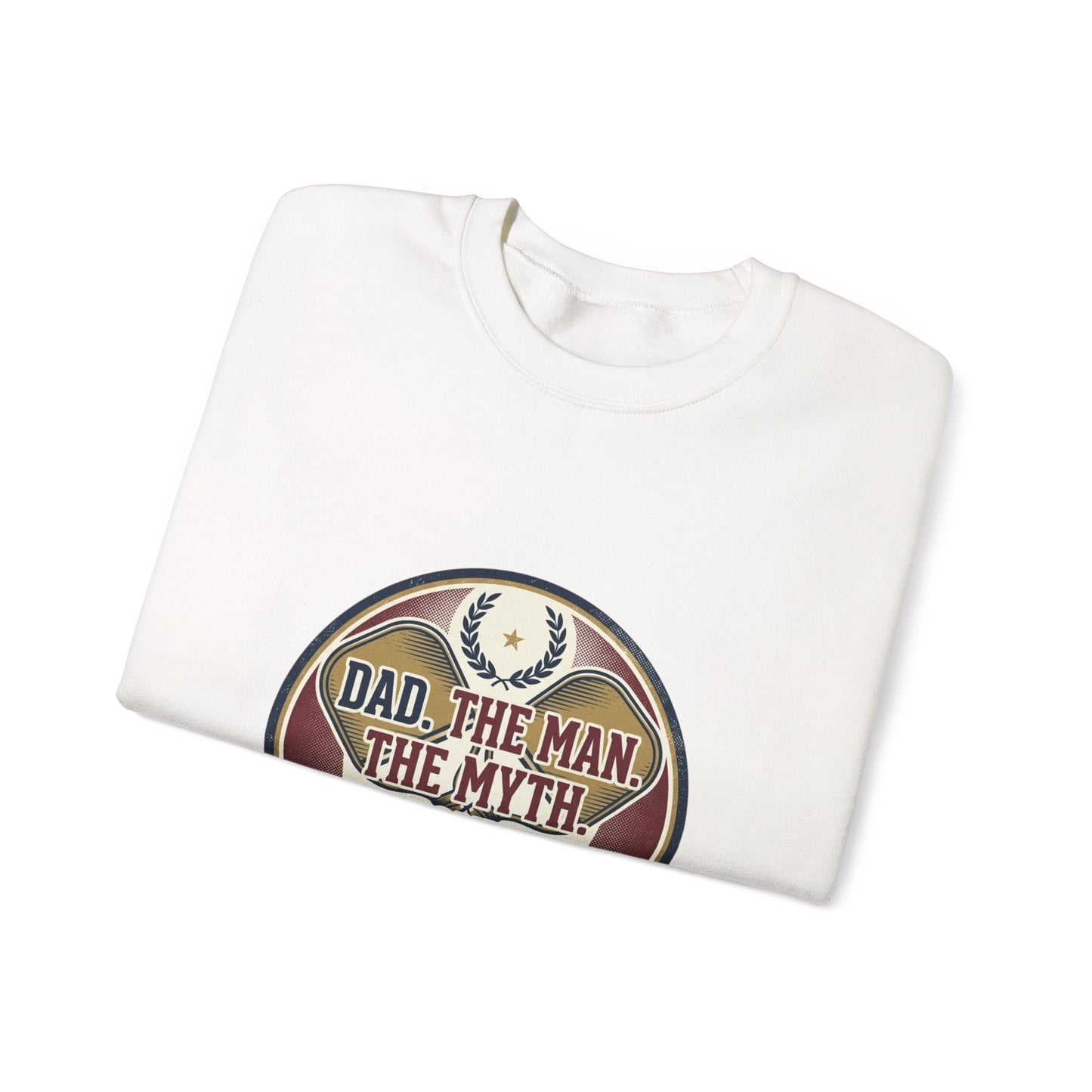 Pickleball Legend Dad Crewneck Sweatshirt – Perfect Gift for Pickleball Players