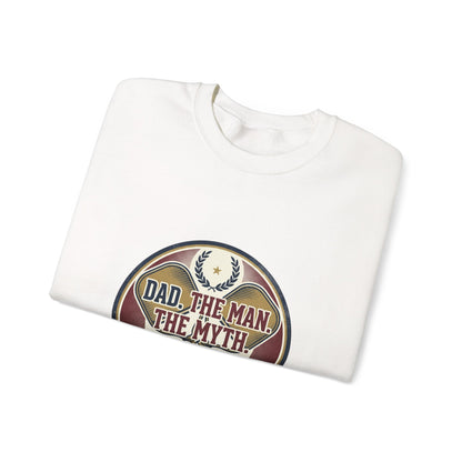 Pickleball Legend Dad Crewneck Sweatshirt – Perfect Gift for Pickleball Players