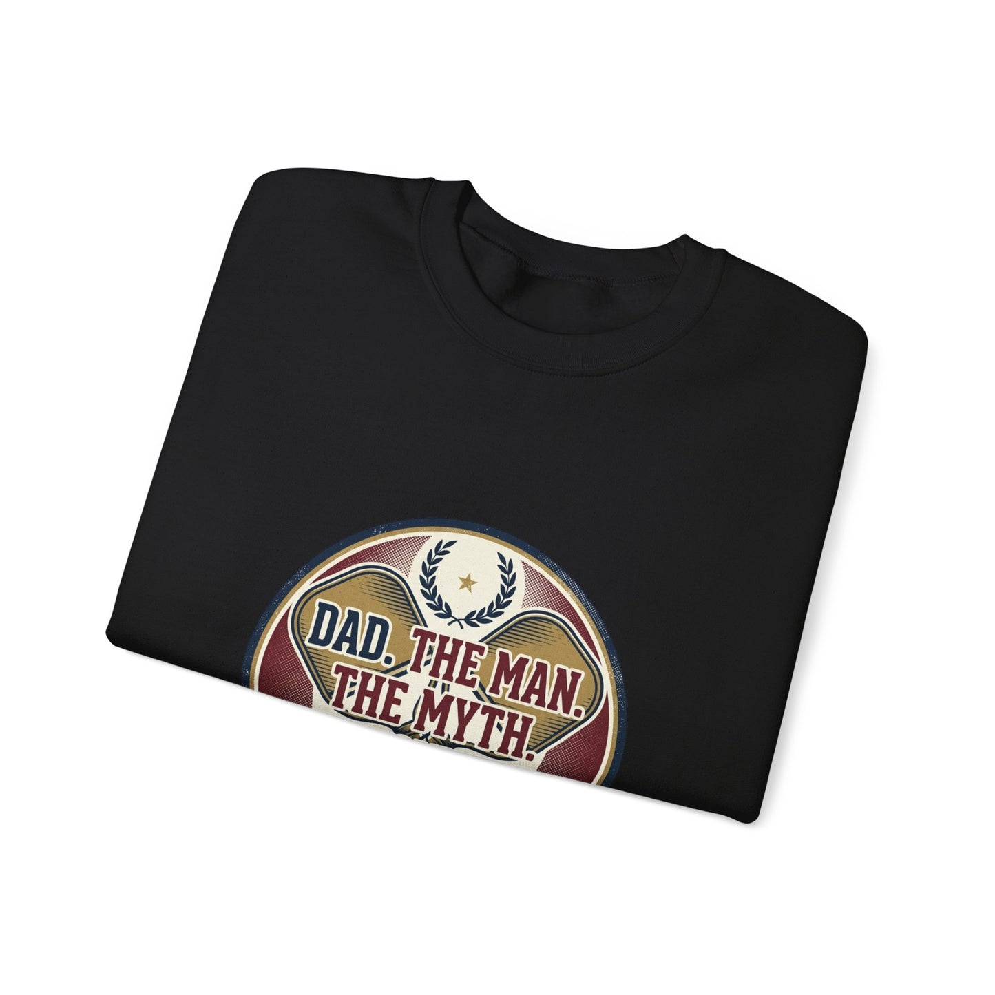Pickleball Legend Dad Crewneck Sweatshirt – Perfect Gift for Pickleball Players