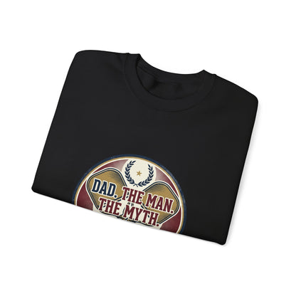 Pickleball Legend Dad Crewneck Sweatshirt – Perfect Gift for Pickleball Players