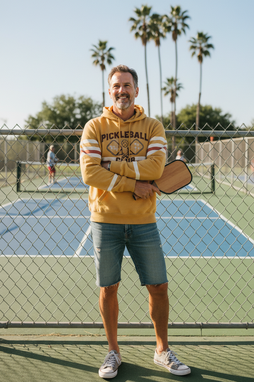 Pickleball Legend Hoodie Lifestyle